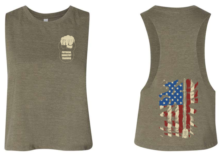 Physical Industry Training - Summer 25 Ladies Crop Tank