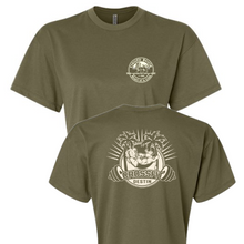 CF Destin - Fall 26 Lion Design Ladies Crop Tee