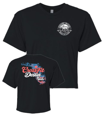 CF Destin - Fall 26 State Design Ladies Crop Tee