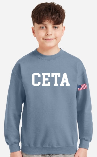 CETA Fall 26 Flag Design YOUTH Crewneck Sweatshirt