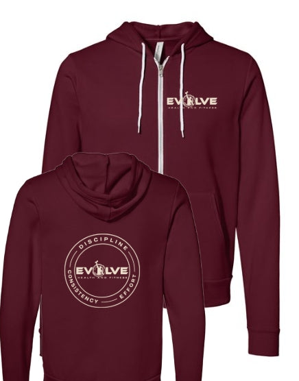 Evolve Health & Fitness - Fall 26 Full Zip Hoodie