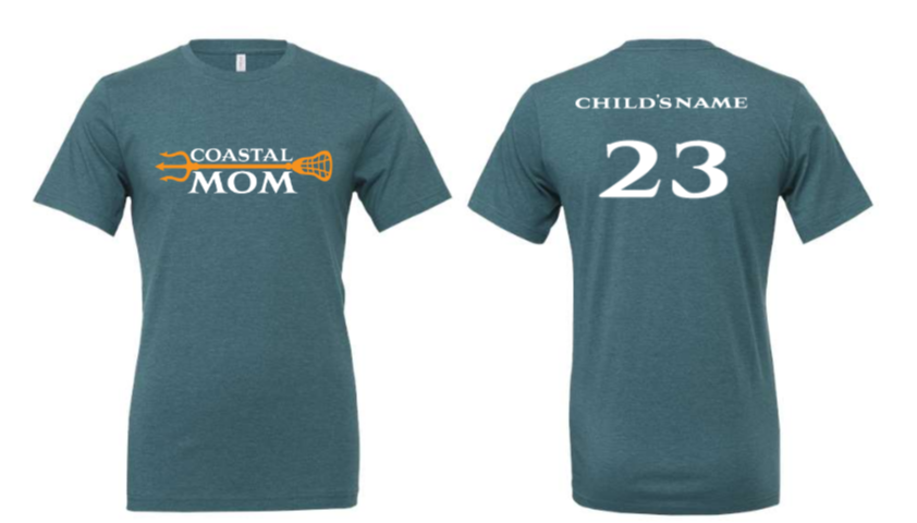 Coastal Mom - SS Unisex SS Tee (Customized Back)