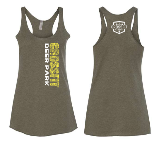 CrossFit Deer Park - Fall 23 Ladies Racerback Tank *Avail. In 2 Color Options
