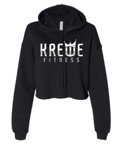 Krewe Fitness - Winter 23 Ladies Cropped Hoodie *Avail. In 3 Color Options