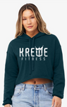 Krewe Fitness - Winter 23 Ladies Cropped Hoodie *Avail. In 3 Color Options