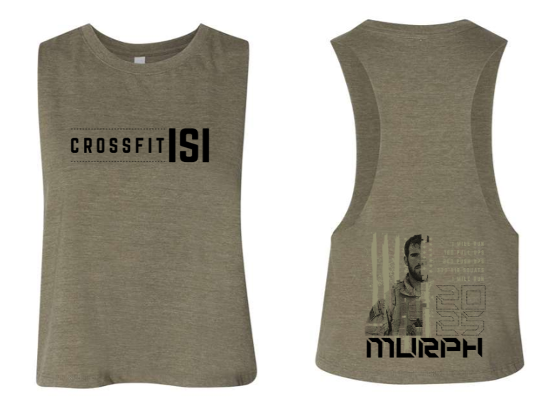 CF ISI - Murph 25 Cropped Racerback Tank
