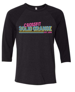 CF Solid Orange - Spring 25 Unisex Raglan *Avail. In 2 Color Options