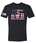CrossFit B.O.B - Fall 25 Flag Design SS Unisex Tee *Avail. In 4 Color Options