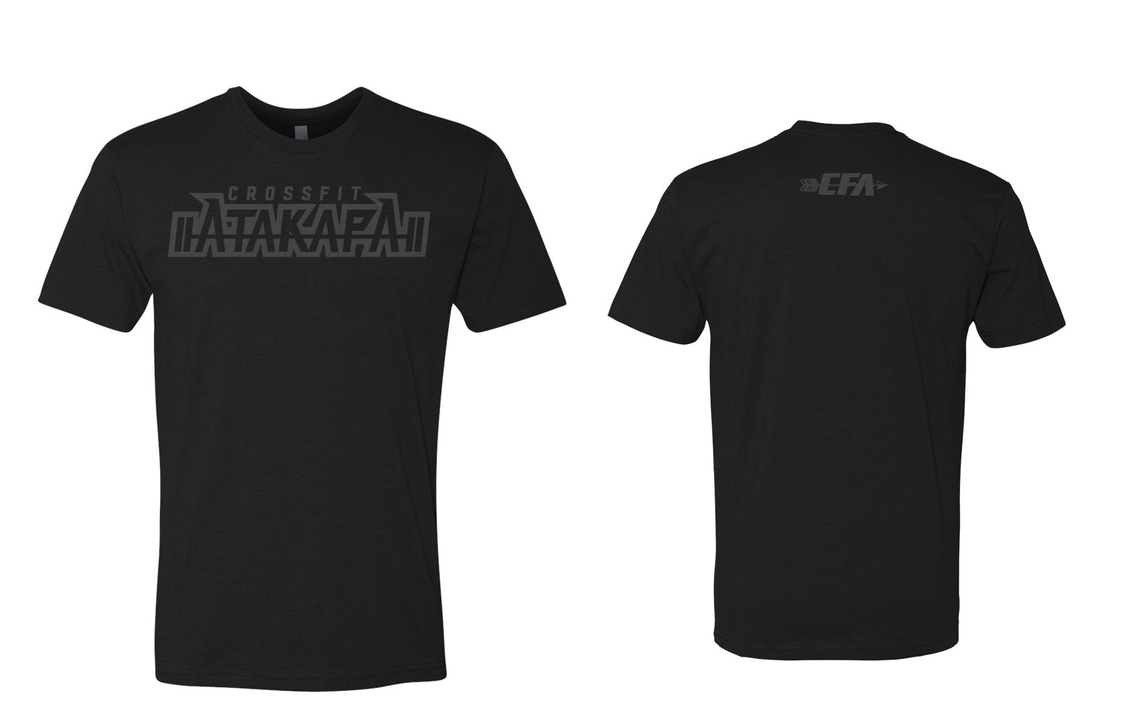 CrossFit Atakapa:  Black on Black Tee