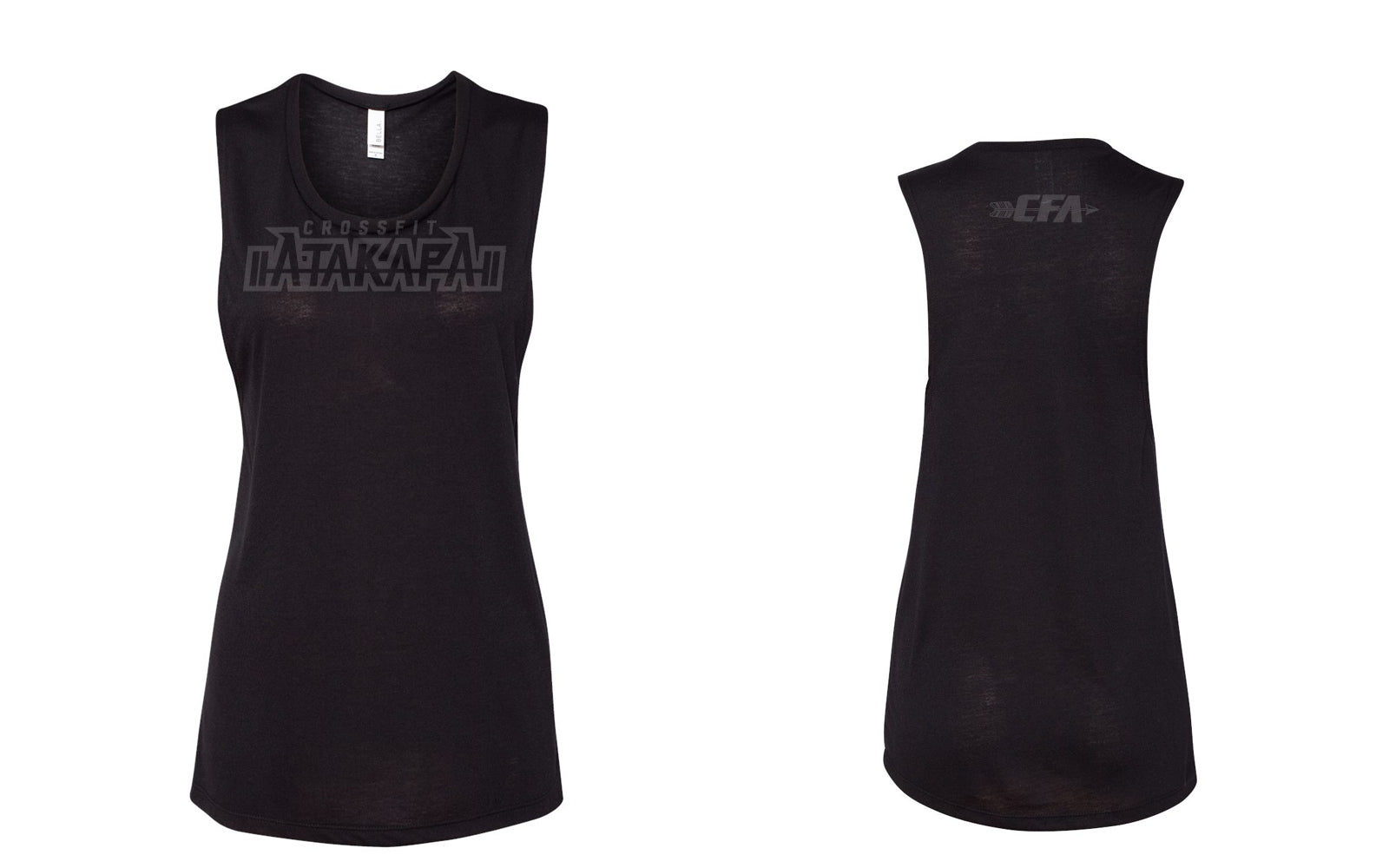 CrossFit Atakapa:  Black on Black Tank