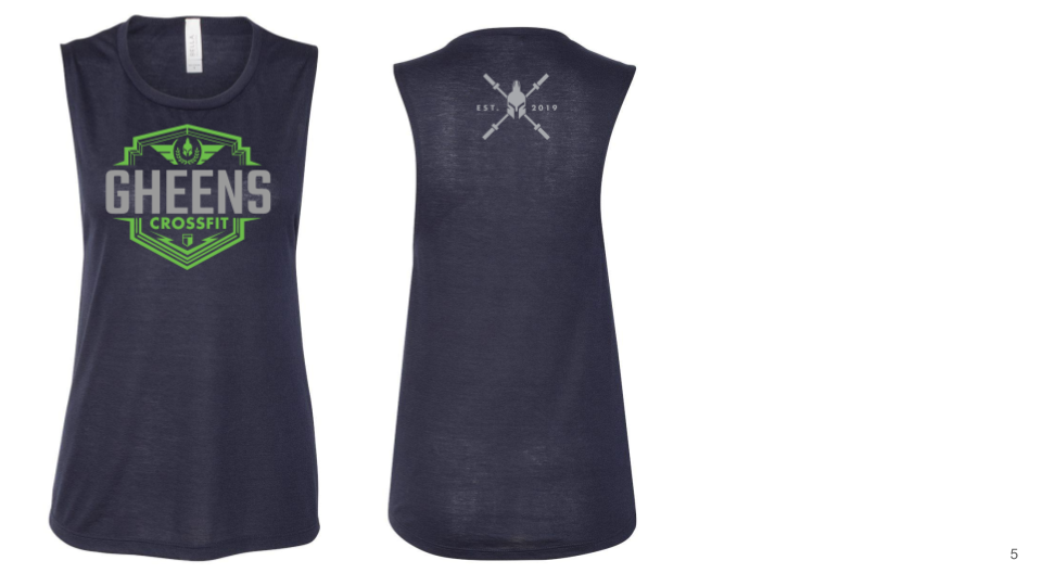Gheens CrossFit - Womens Logo Muscle Tank