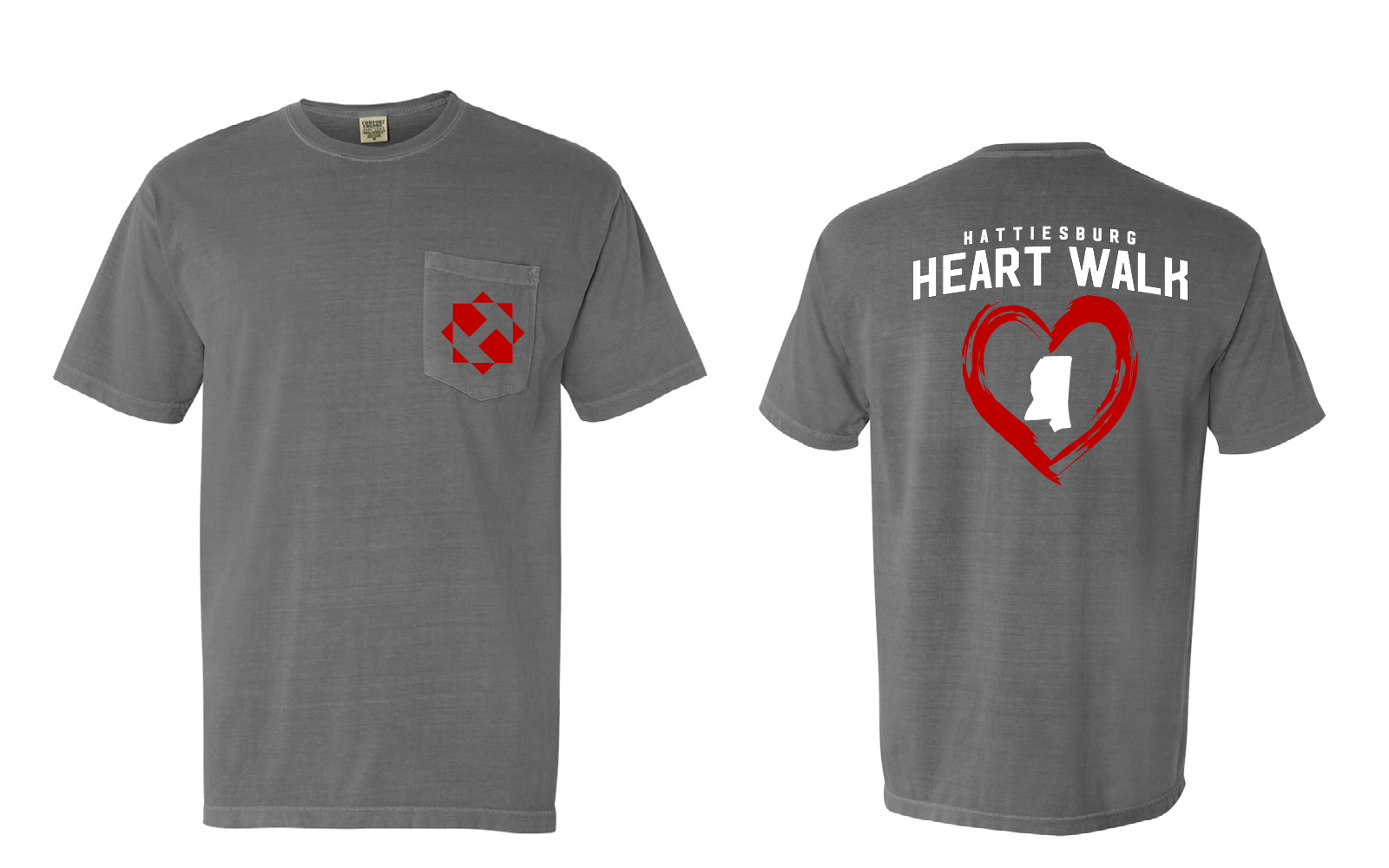 Hattiesburg Heart Walk Tee