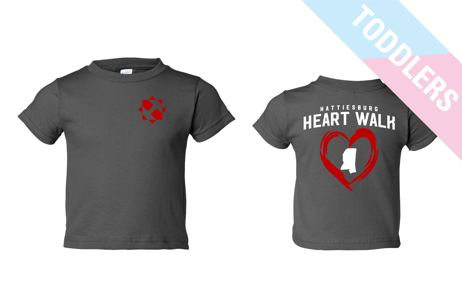 Hattiesburg Heart Walk Toddler Tee