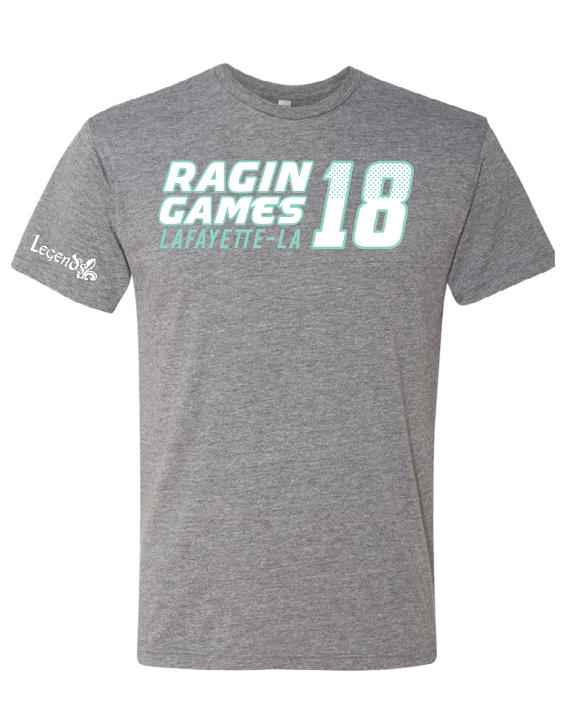 Ragin Games: Dark Heather Grey T-shirt
