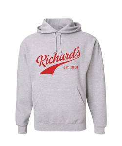 Richard's Vintage Hoodie Athletic Grey