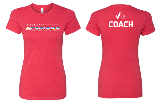 CrossFit Acadiana - Red Women's Cut T-shirt