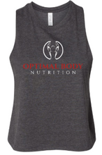 Optimal:  Ladies Cropped Racerback Tank *Available in Multiple Color Options