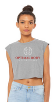 Optimal:  Ladies Festival Cropped Tank *Available in 2 Color Options
