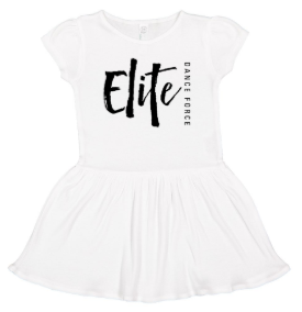 Elite Dance Force - Toddler Street Logo  Ruffle Tee