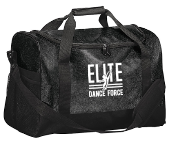 Elite Dance Force - Embroidered Glitter Duffle Bag