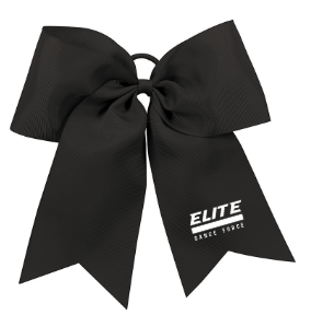 Elite Dance Force - Embroidered Hair Bow *Available in 2 Color Options