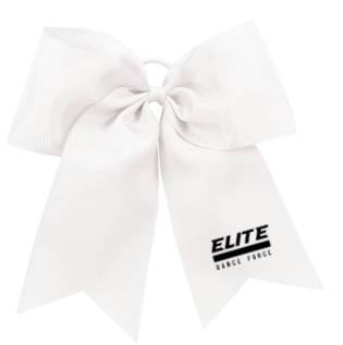 Elite Dance Force - Embroidered Hair Bow *Available in 2 Color Options