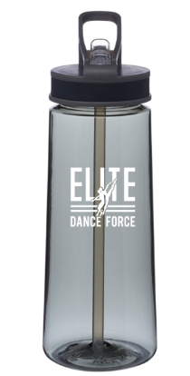 Elite Dance Force - Logo Water Bottle With Straw