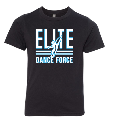 Elite Dance Force - Youth Logo Tee  *Available in 3 Color Options