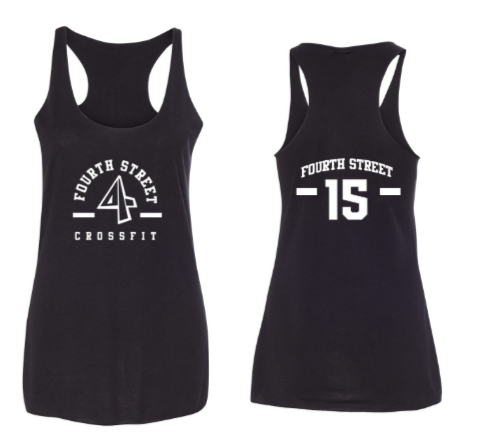 4th Street:  Ladies Racerback *Available in 3 Color Options