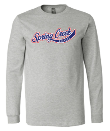 SCE - Adult Vintage Font Long Sleeve Tee *Available in 2 Color Options