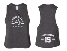 Employee - 4th Street:  Ladies Cropped Racerback *Available in 5 Color Options