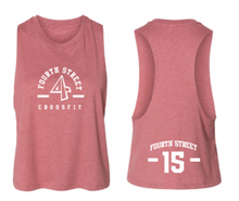 Employee - 4th Street:  Ladies Cropped Racerback *Available in 5 Color Options