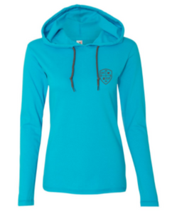 GCCF:  Ladies Hooded Long Sleeve Tee *Available in 2 Color Options