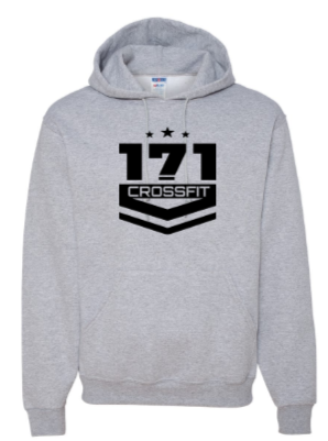 CrossFit 171:  Hooded Sweatshirt  *Available in 4 Color Options