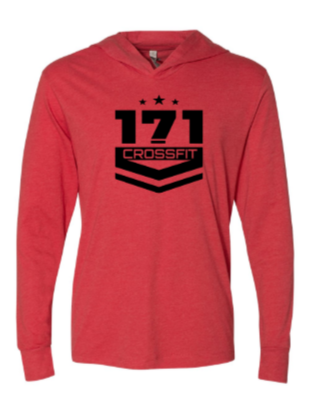 Crossfit 171:  Long Sleeve Hooded Tee  *Available in 2 Color Options