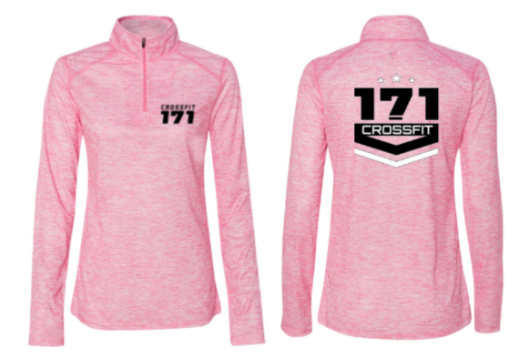 Crossfit 171:  Ladies 1/4 Zip Pullover *Available in 5 Color Options