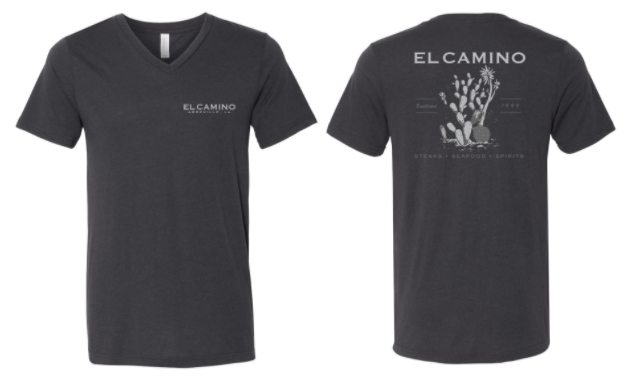 El Camino Logo:  Unisex Triblend V-Neck Tee