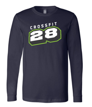 CrossFit 28:  Unisex Long Sleeve Tee *Available in 2 Color Options