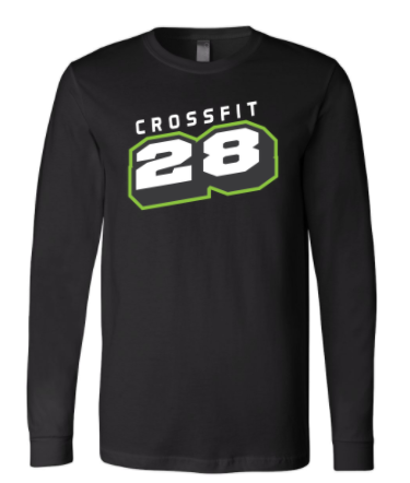 CrossFit 28:  Unisex Long Sleeve Tee *Available in 2 Color Options