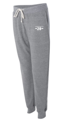 CrossFit 28:  Unisex Eco Fleece Dodgeball Pants *Available in 2 Color Optoins