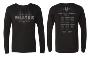 CrossFit Valkyrie Coaches - Honoring Heroes Tour Long Sleeve Unisex Tee