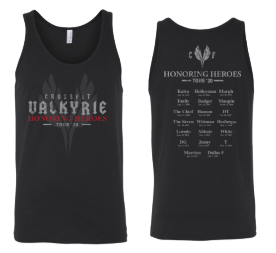 CrossFit Valkyrie Coaches - Honoring Heroes Tour Unisex Tank