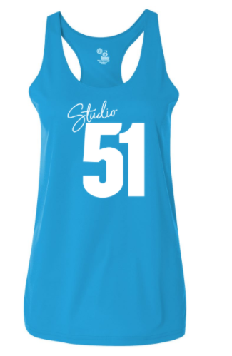 Studio 51:  Ladies Polyester Performance Racerback Tank *Available in 2 Color Options
