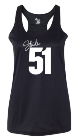 Studio 51:  Ladies Polyester Performance Racerback Tank *Available in 2 Color Options