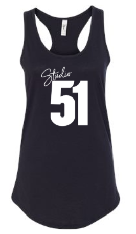 Studio 51:  Ladies Poly/Cotton Racerback Tank *Available in 2 Color Options