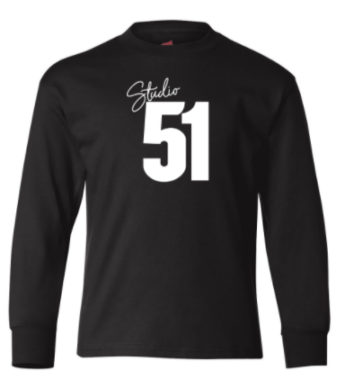 Studio 51:  Youth Long Sleeve Unisex Tee *Available in 2 Color Options