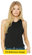 Unitee - Gradient Design Cropped Racerback Tank