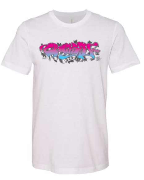 CrossFit 325 - Pink/Blue Gradient Logo Unisex Tee *Avail. In 2 Color Options