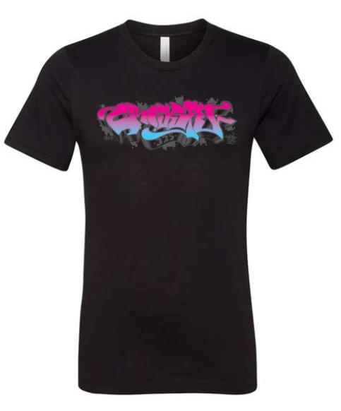 CrossFit 325 - Pink/Blue Gradient Logo Unisex Tee *Avail. In 2 Color Options
