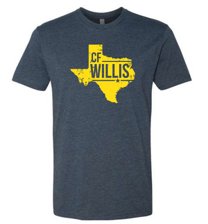 CrossFit Willis - TX State Logo Unisex Tee *Avail. In 5 Color Options